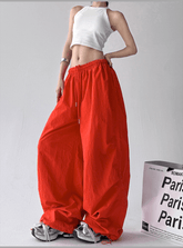 Wide - Leg Drawstring Cargo Trousers - COPPING THREADS - CT Select